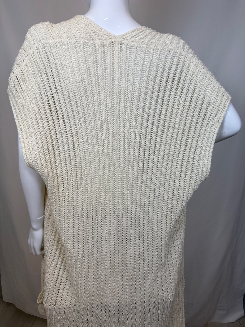 Free People VTG Knit Cardigan Boho Beach Cottagecore Coastal**free gift included - Picture 2 of 16
